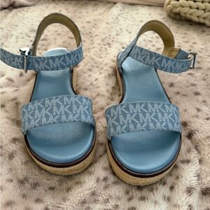 Michael Kors Blue Sandals
